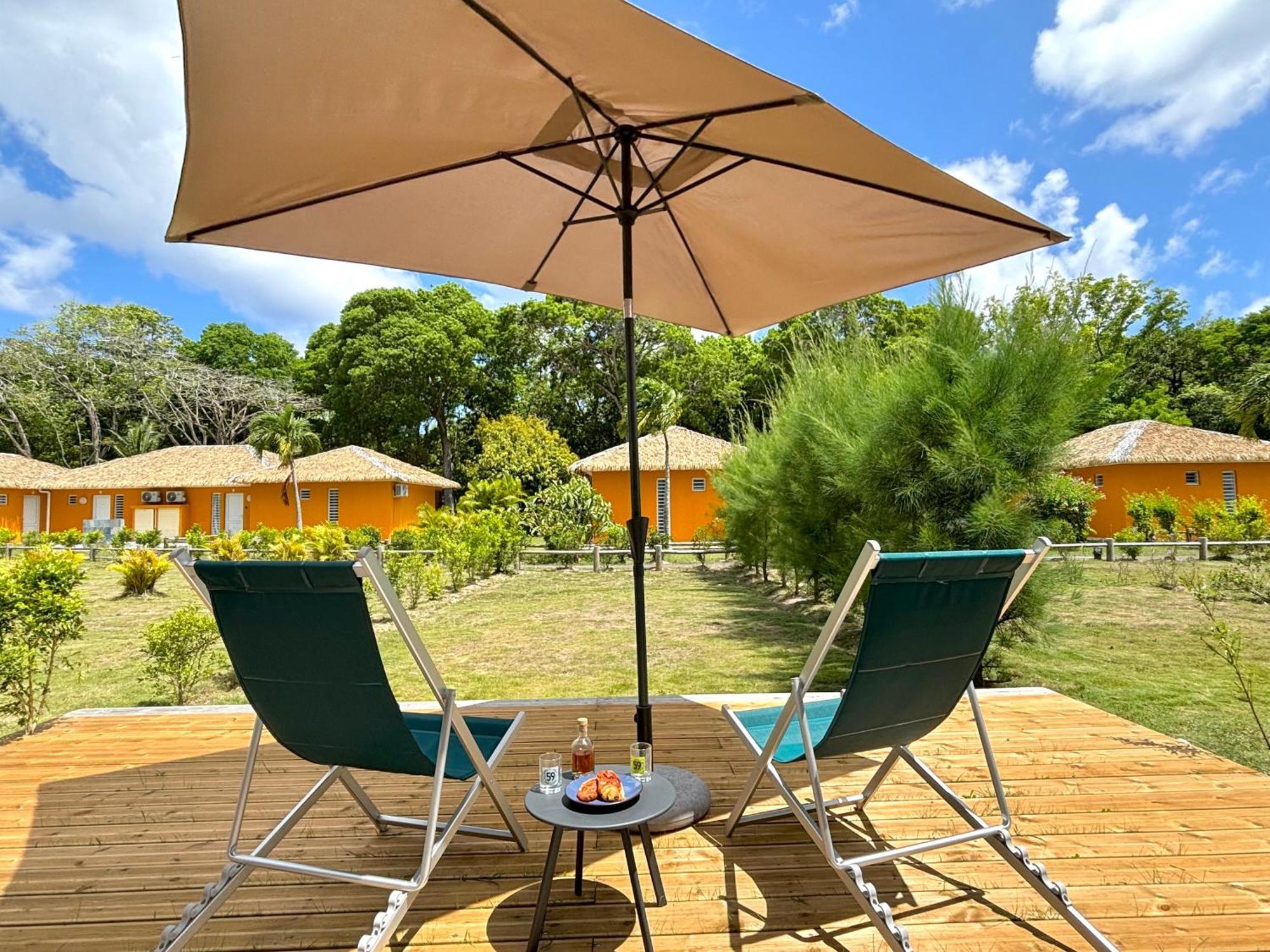 Bungalow La Kawannaise - Piscine, Terrasse, Plage Grand-Bourg  Esterno foto